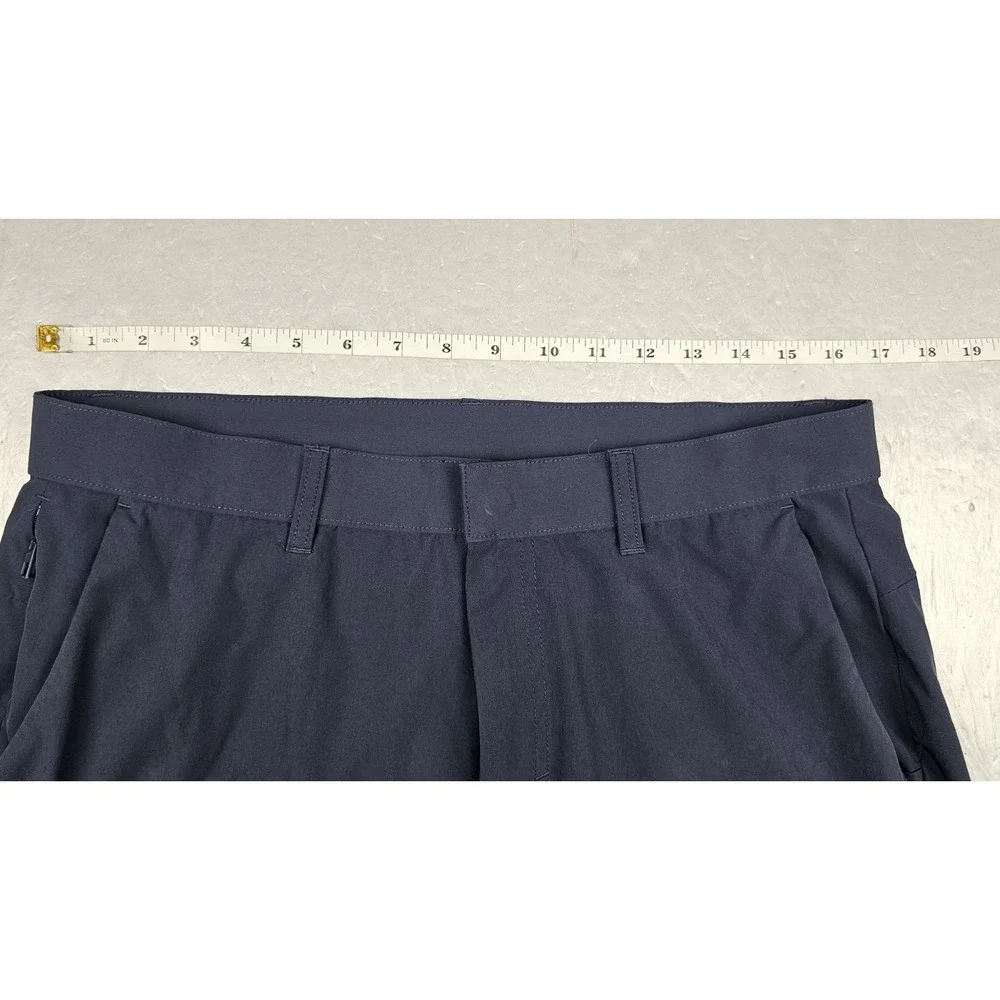 Fabletics The Only Pants Mens 33x32 Blue 4-Way Stretch Athleisure Performance